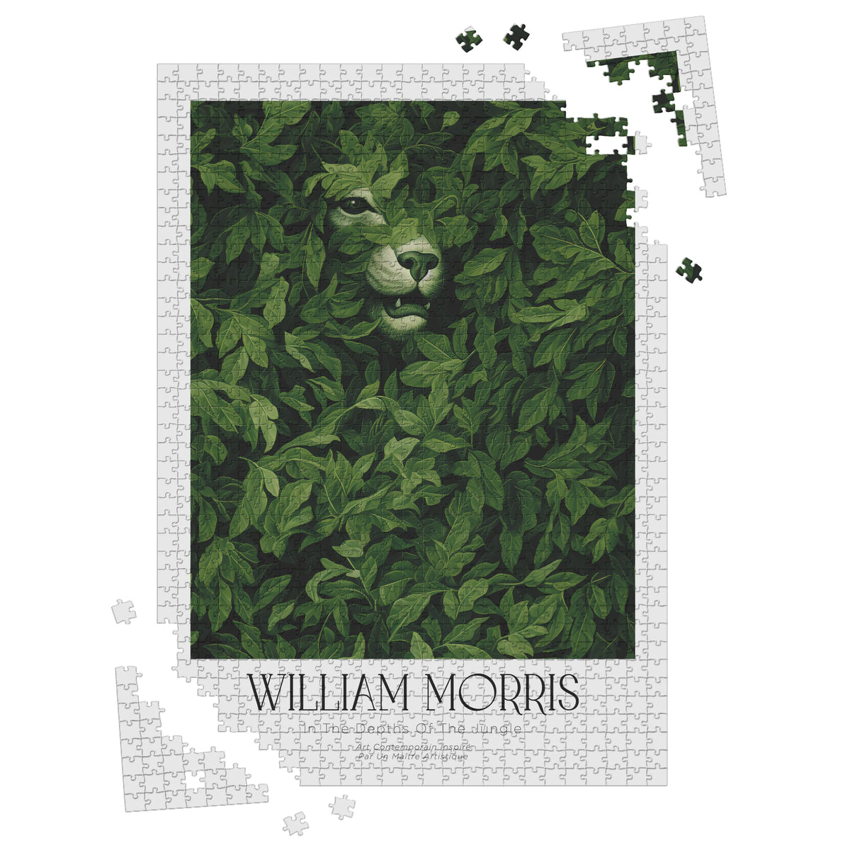 William Morris - Laubwerk in Grün – 1000 Teile – Ansicht 3