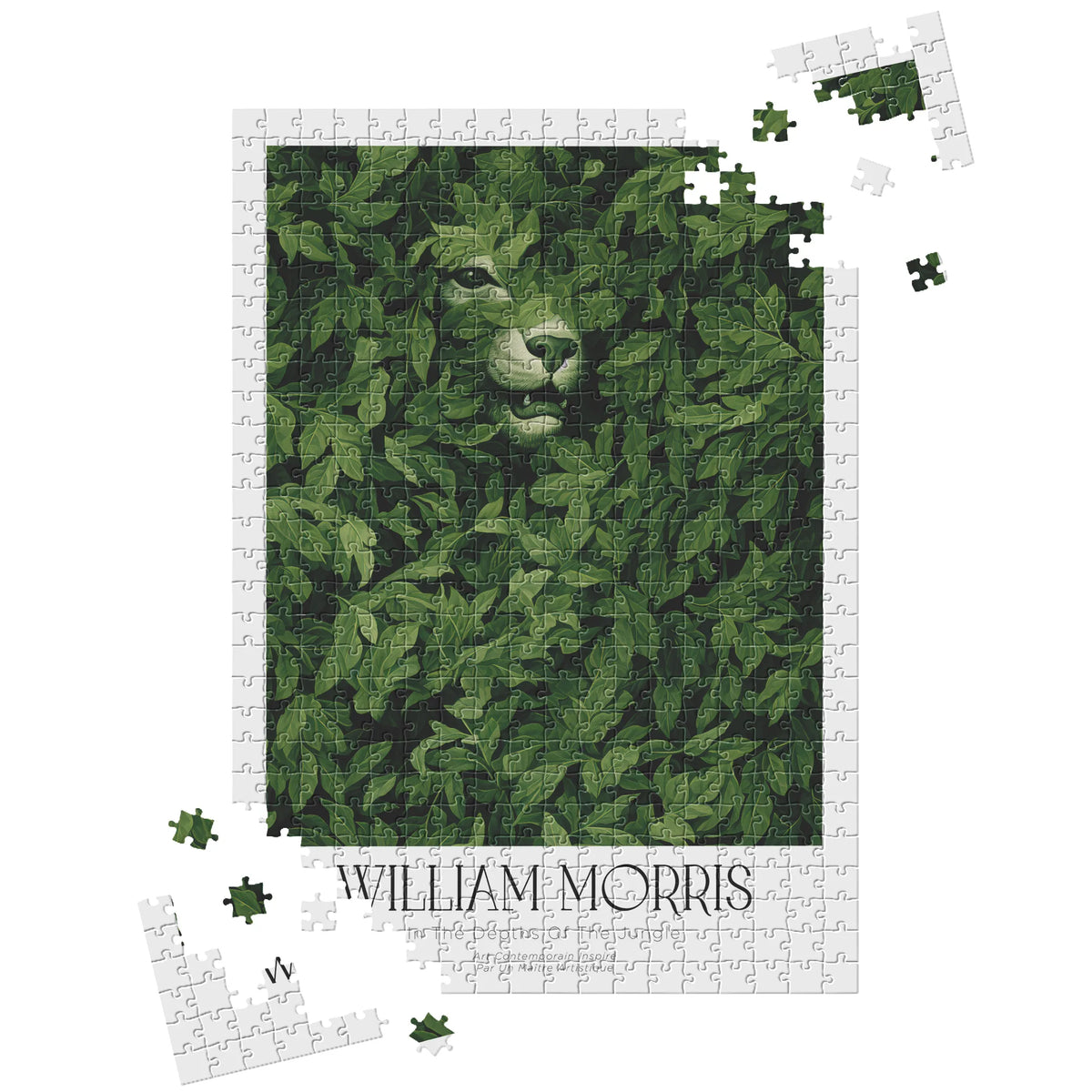 William Morris - Laubwerk in Grün – 500 Teile – Ansicht 3
