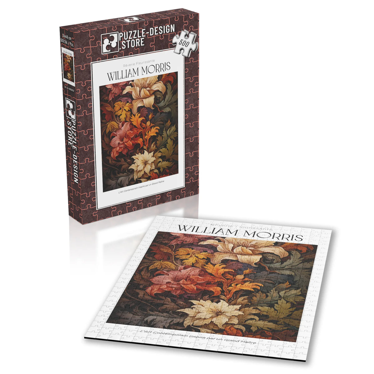 William Morris - Herbstliches Blütenmeer – 500 Teile – Ansicht 2