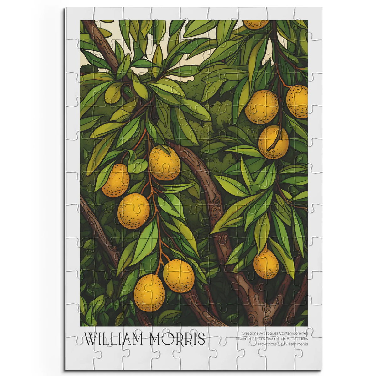 William Morris - Zitronen im dunklen Blätterdach – 100 Teile – Ansicht 1