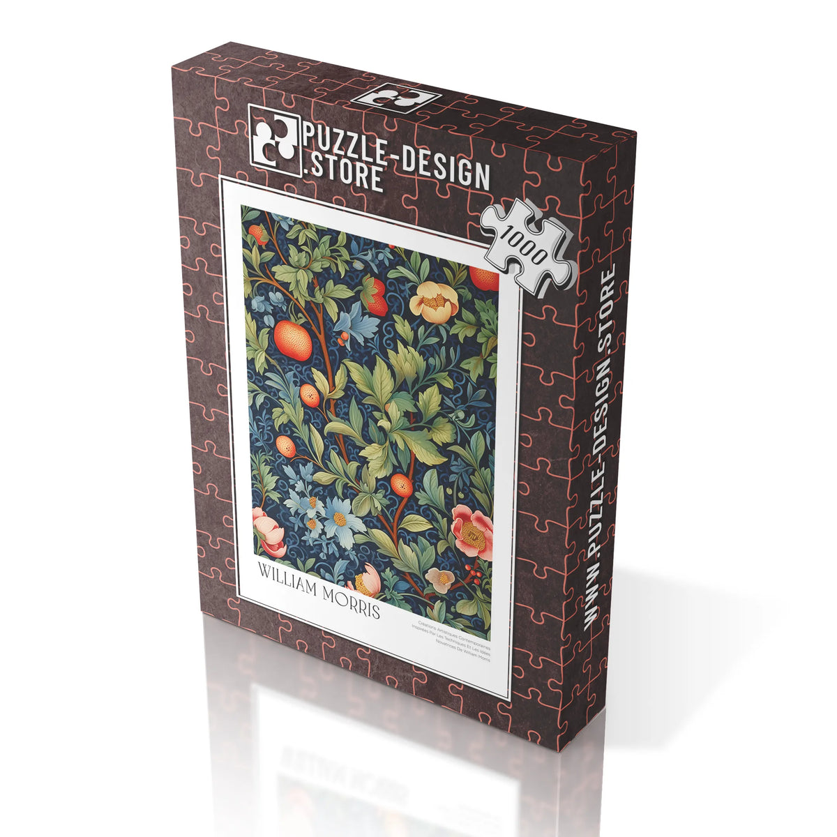 William Morris - Früchte und blaue Blüten im Nachtgarten – 1000 Teile – Ansicht 5