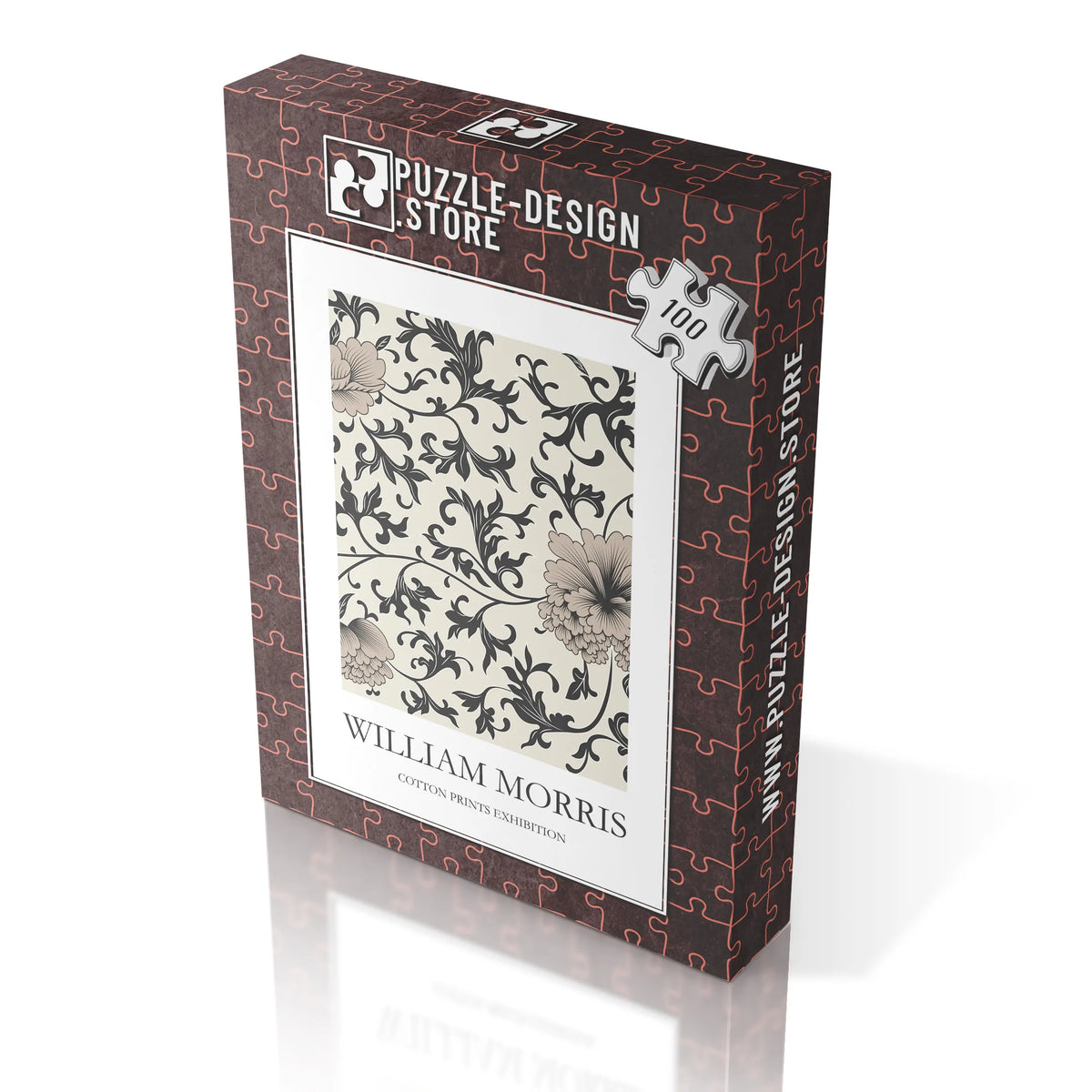 William Morris - Schwarze Ranken auf Creme – 100 Teile – Ansicht 3