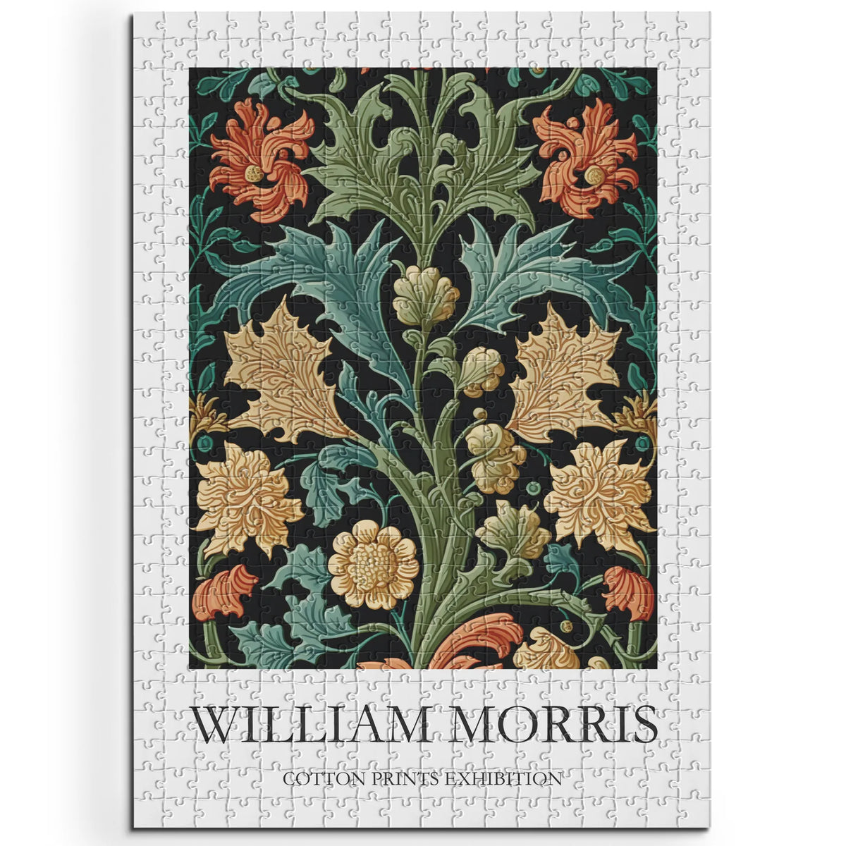 William Morris - Akanthusblätter mit orangefarbenen Blüten – 500 Teile – Ansicht 1