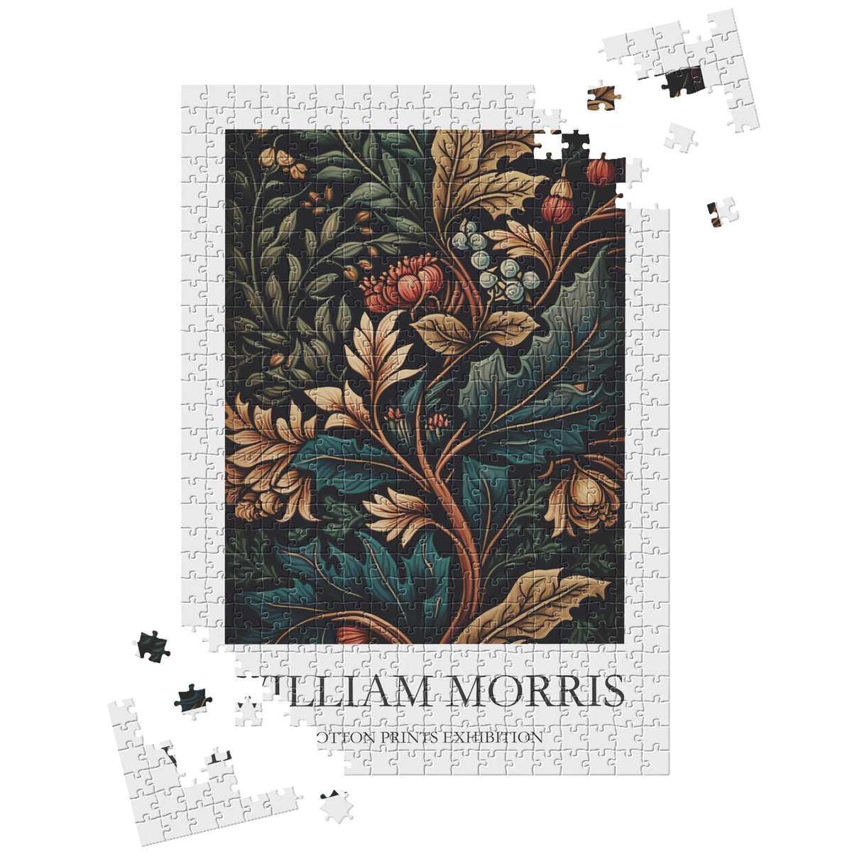 William Morris - Herbstliche Blätter und Blüten – 500 Teile – Ansicht 3