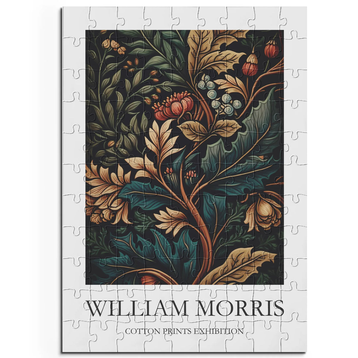 William Morris - Herbstliche Blätter und Blüten – 100 Teile – Ansicht 1