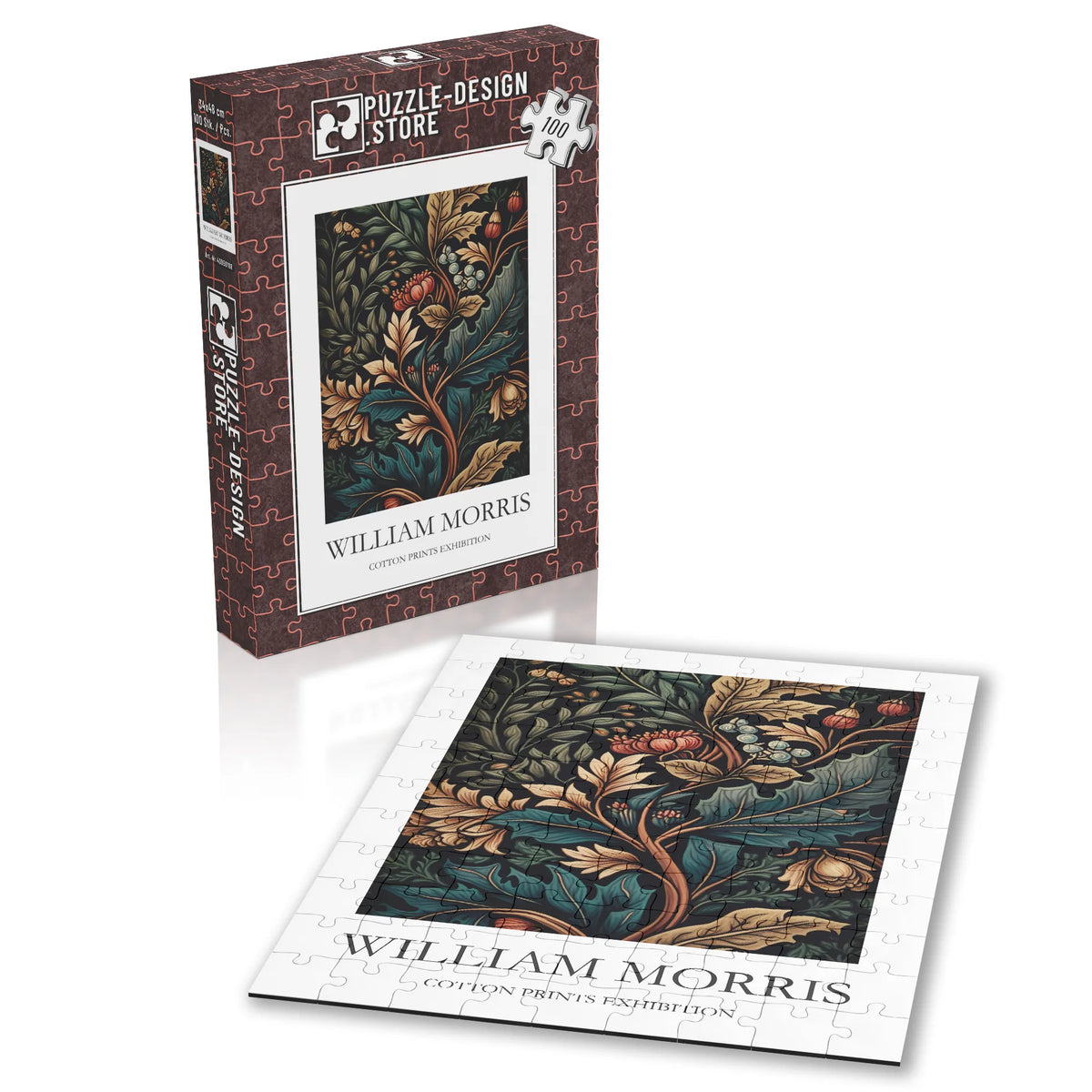 William Morris - Herbstliche Blätter und Blüten – 100 Teile – Ansicht 2