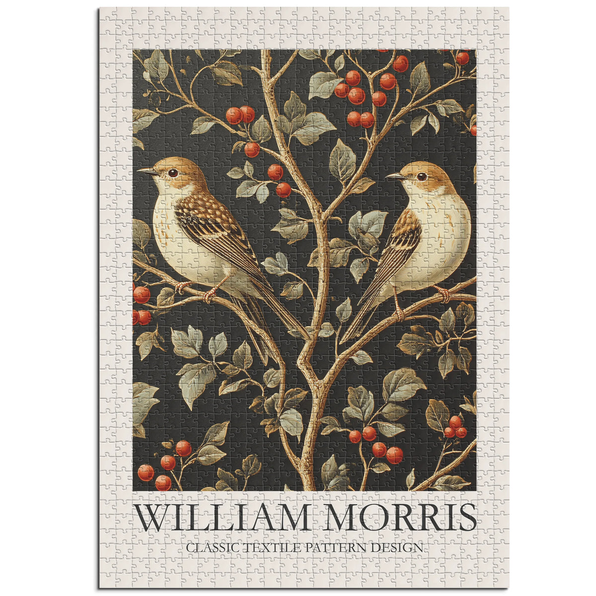 Vogelpaare und Beeren – 1000 Teile