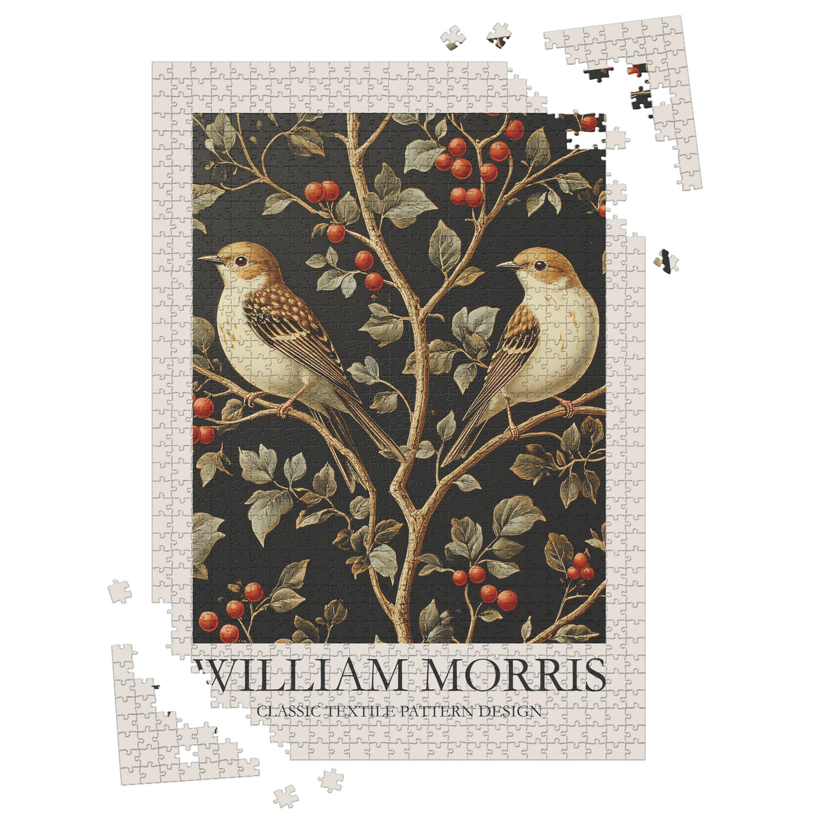 Vogelpaare und Beeren – 1000 Teile Ansicht 3