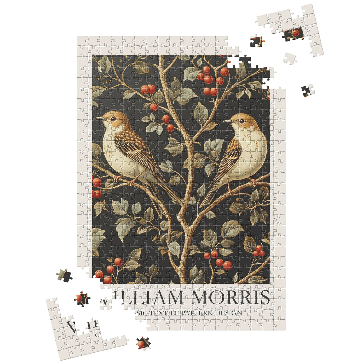Vogelpaare und Beeren – 500 Teile Ansicht 3
