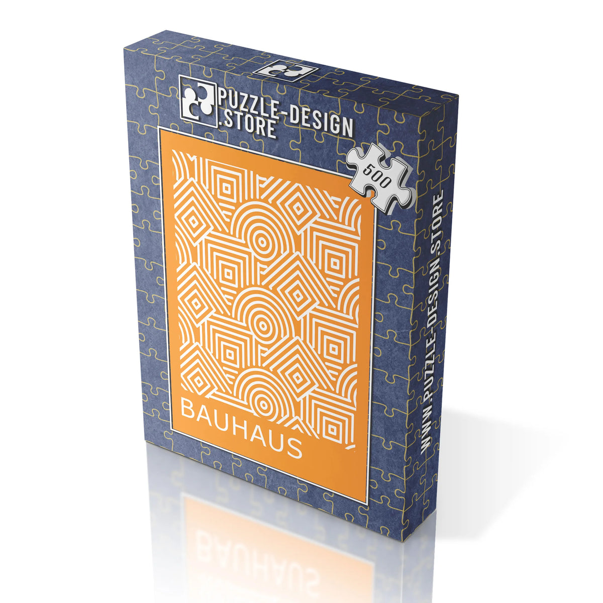 Orange Geometrie – Bauhaus – 500 Teile, Ansicht 5