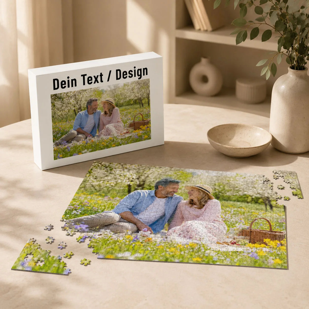 Dein Fotopuzzle mit Wunschmotiv – personalisiert – 100 / 200 / 500 / 1000 Teile – perfektes Geschenk